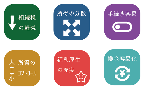 資産管理会社による６つのメリット【不動産の法人化】